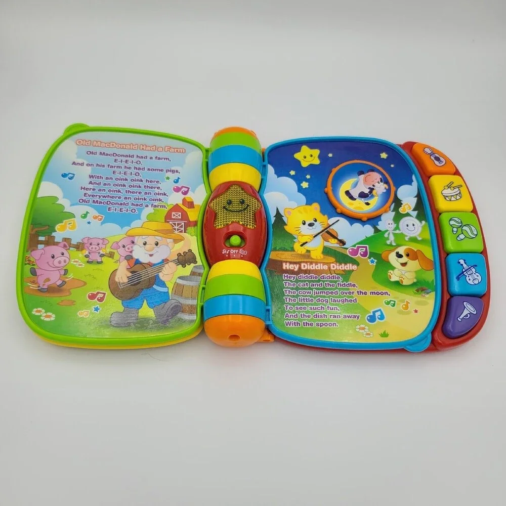 VTech Baby Toys Musical Rhymes Book Learning Educational Works